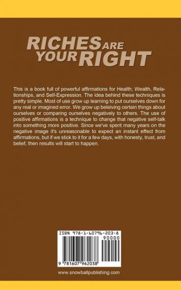 Riches Are Your Right
