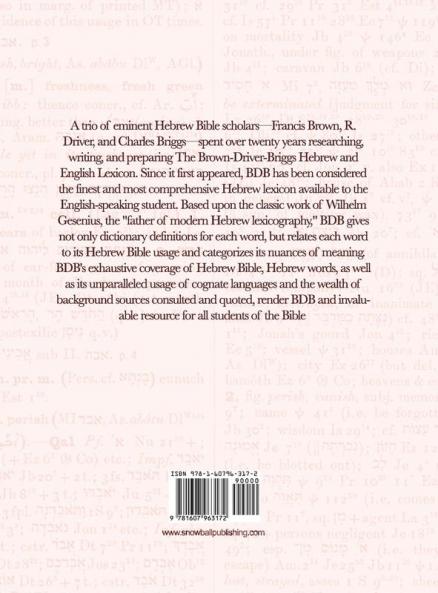 Brown-Driver-Briggs Hebrew and English Lexicon