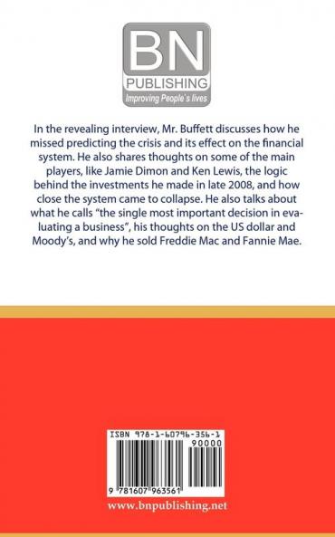 Warren Buffett's Interview With the Financial Crisis Inquiry Commission (FCIC)