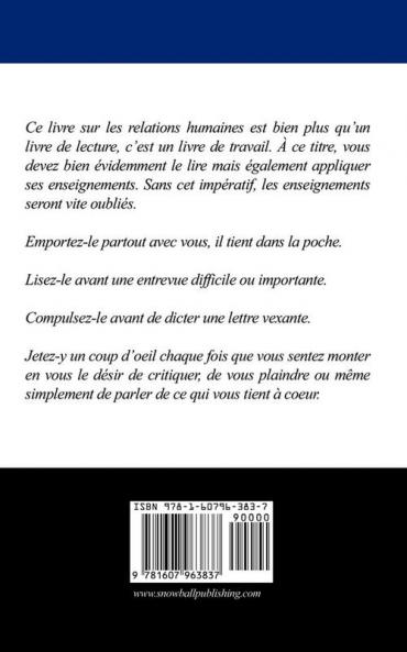 Un Abrege Du Livre: Comment Gagner Des Amis Et Influencer Les Personnes