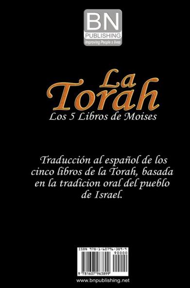 La Torah: Los 5 Libros de Moises (Spanish Edition)