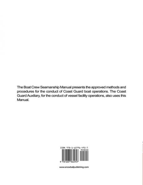 Boat Crew Seamanship Manual