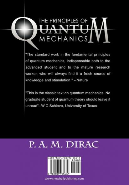 The Principles of Quantum Mechanics
