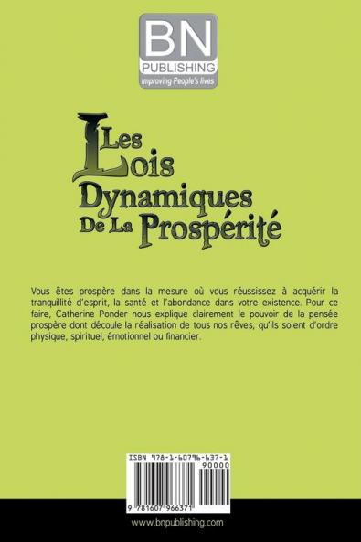 Les Lois Dynamiques de La Prosperite
