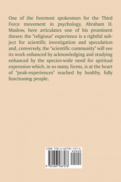 Religions Values and Peak-Experiences