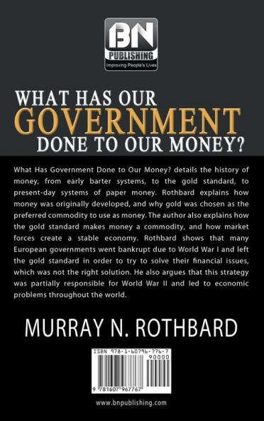 What Has Government Done to Our Money?