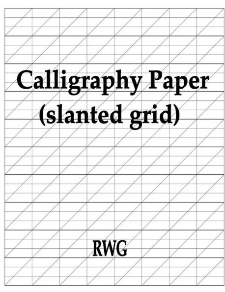 Calligraphy Paper (slanted grid)
