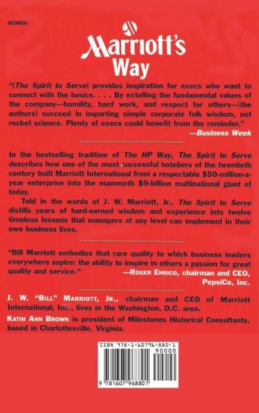 The Spirit to Serve Marriott's Way