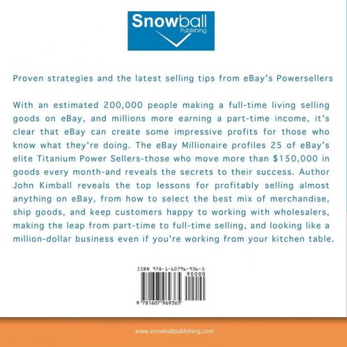 The eBay Fastlane Millionaire: How to Start and Build a Successful eBay Business and Become a Power Seller