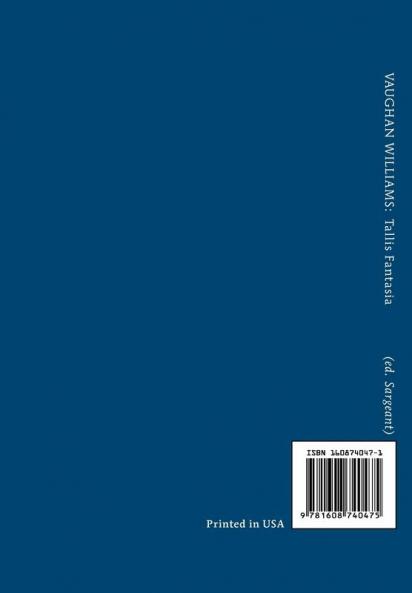 Fantasia on a Theme of Thomas Tallis: Study score