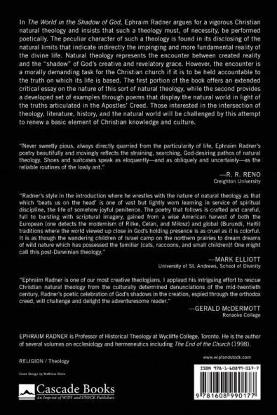 The World in the Shadow of God: An Introduction to Christian Natural Theology