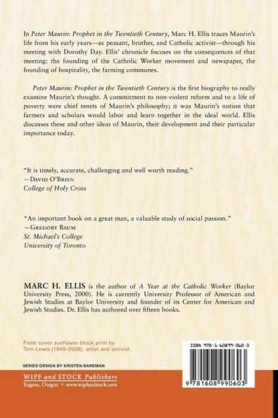 Peter Maurin: Prophet in the Twentieth Century (Catholic Worker Reprint)