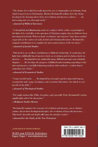 Revelation and Mystery in Ancient Judaism and Pauline Christianity