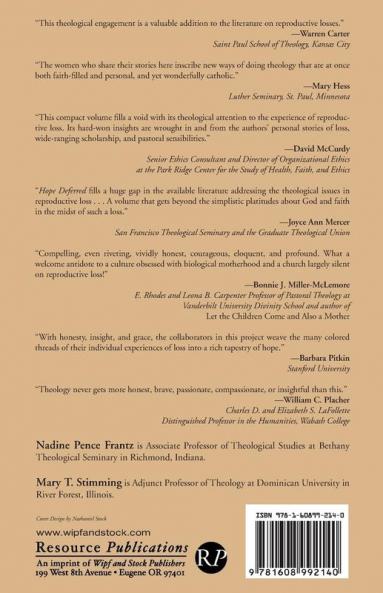 Hope Deferred: Heart-Healing Reflections on Reproductive Loss