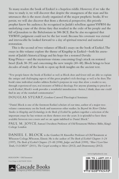 Beyond the River Chebar: Studies in Kingship and Eschatology in the Book of Ezekiel