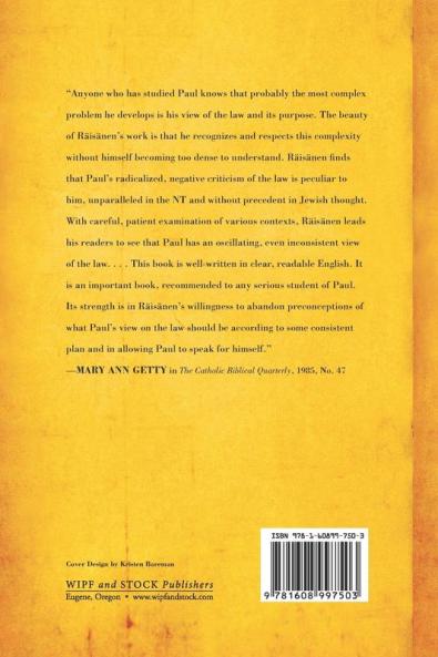 Paul and the Law (2nd Edition) (Wissenschaftliche Untersuchungen Zum Neuen Testament)