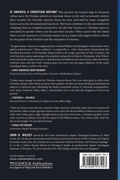 One Nation Under God?: An Evangelical Critique of Christian America