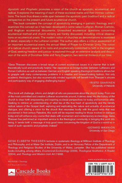 Apostolic and Prophetic: Ecclesiological Perspectives