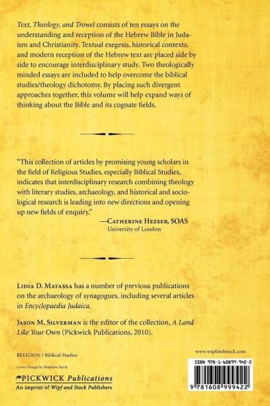 Text Theology and Trowel