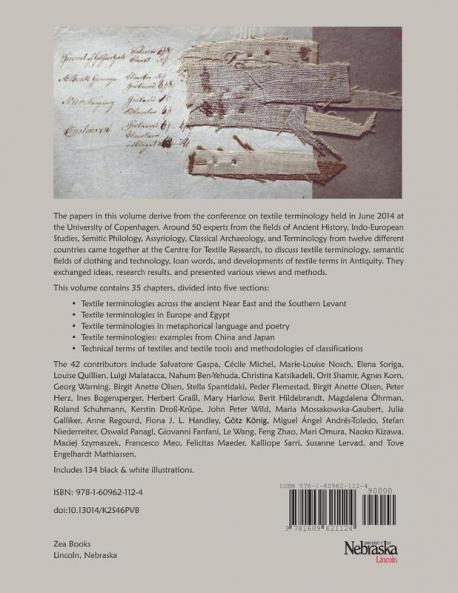 Textile Terminologies from the Orient to the Mediterranean and Europe 1000 BC to 1000 AD