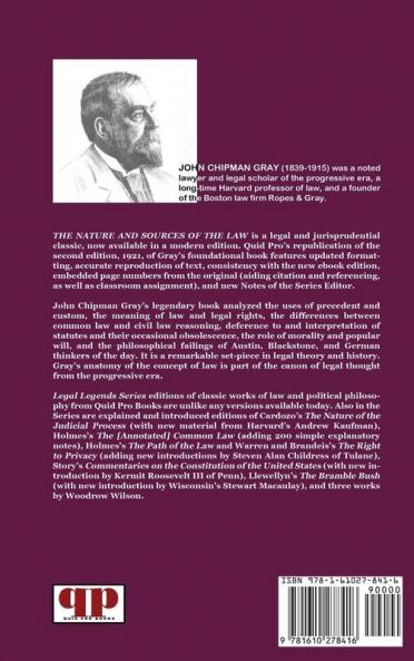 The Nature and Sources of the Law