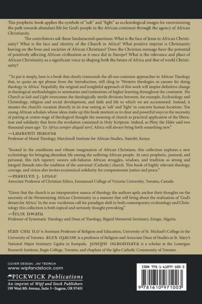 The Church as Salt and Light: Path to an African Ecclesiology of Abundant Life: 1 (African Christian Studies)