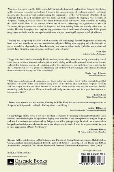 Reading the Bible Wisely: An Introduction to Taking Scripture Seriously