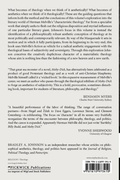 Characteristic Theology of Herman Melville: Aesthetics Politics Duplicity
