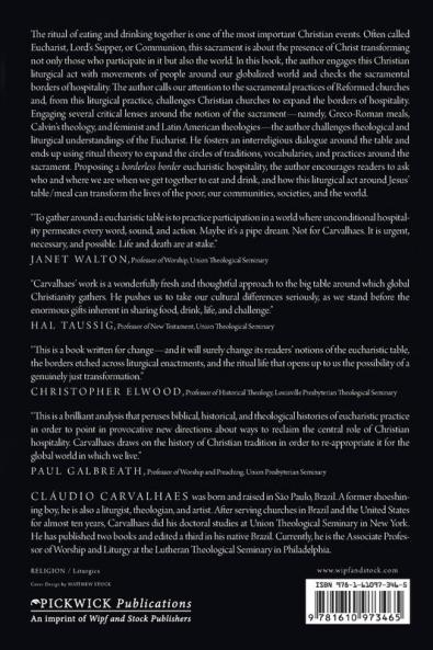 Eucharist and Globalization: Redrawing the Borders of Eucharistic Hospitality