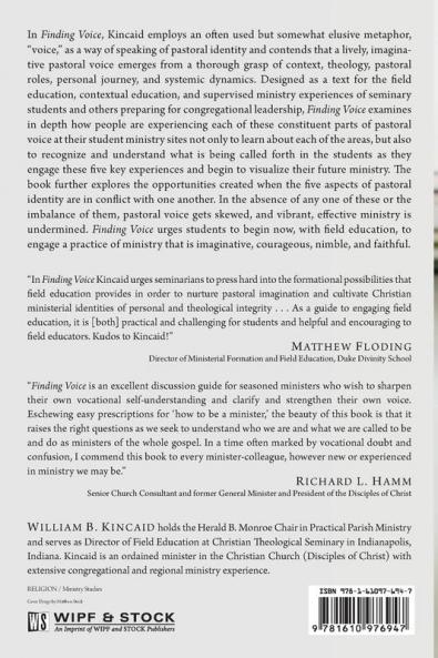 Finding Voice: How Theological Field Education Shapes Pastoral Identity