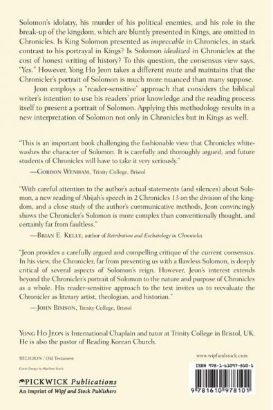 Impeccable Solomon? A Study of Solomon's Faults in Chronicles