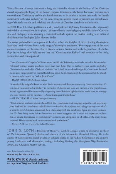 Constantine Revisited: Leithart Yoder and the Constantinian Debate