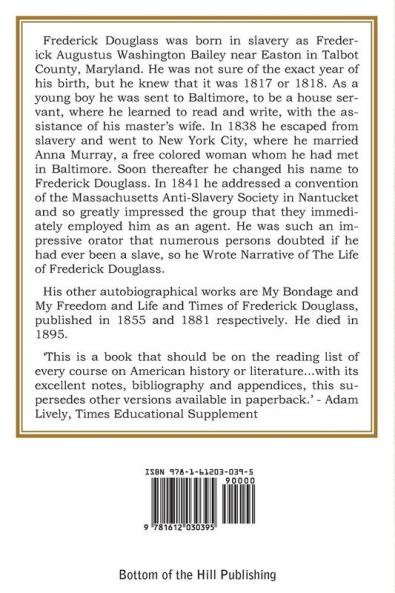 Narrative of the Life of Frederick Douglass an American Slave