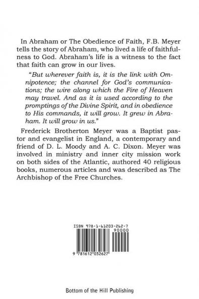 Abraham or the Obedience of Faith
