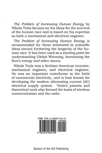 The Problem of Increasing Human Energy