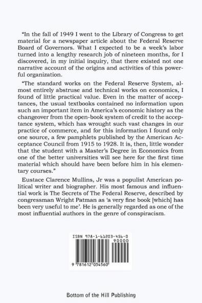 A Study of the Federal Reserve and Its Secrets