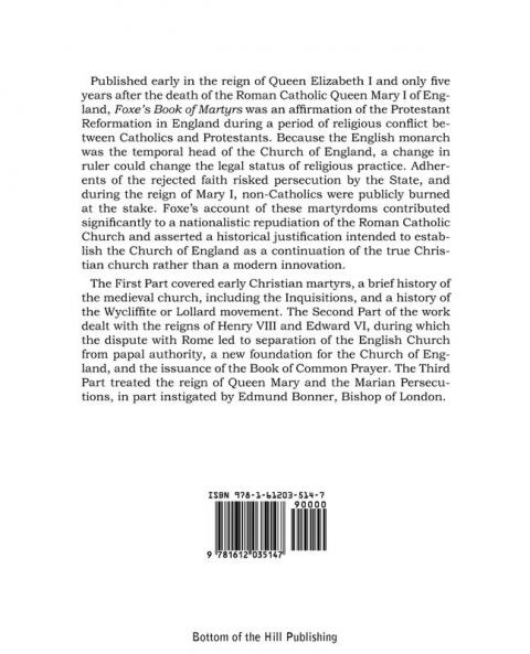 Foxe's Book of Martyrs