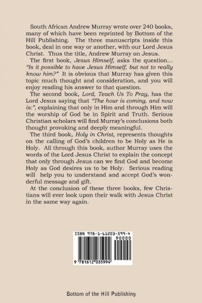 Andrew Murray on Jesus