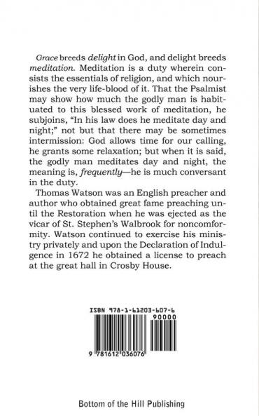 A Christian on the Mount; A Treatise Concerning Meditation