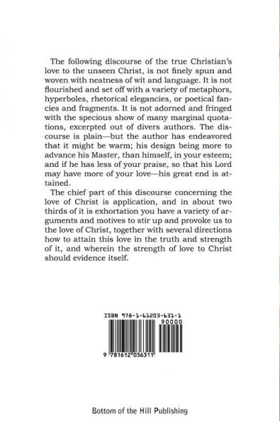 The True Christian's Love to the Unseen Christ