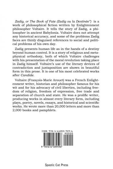 Zadig; or The Book of Fate