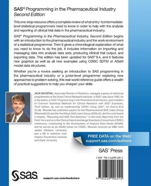 SAS Programming in the Pharmaceutical Industry Second Edition