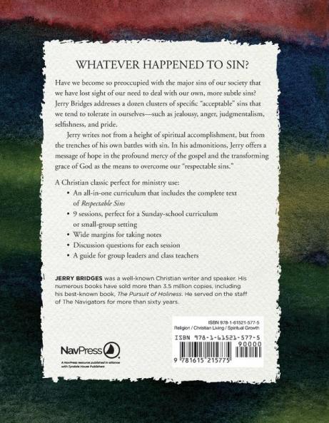 Respectable Sins Small-Group Curriculum: Confronting the Sins We Tolerate