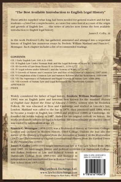 A Sketch of English Legal History