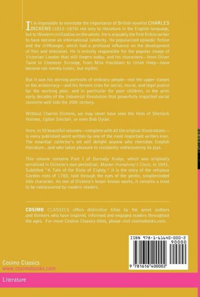 The Complete Works of Charles Dickens (in 30 Volumes Illustrated): Barnaby Rudge Vol. I