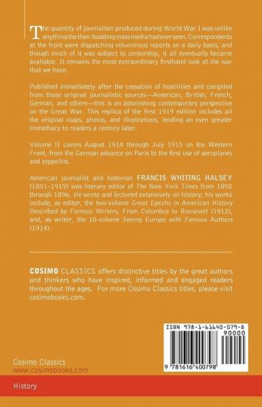 The Literary Digest History of the World War Vol. II (in Ten Volumes Illustrated): Compiled from Original and Contemporary Sources: American Britis: 2