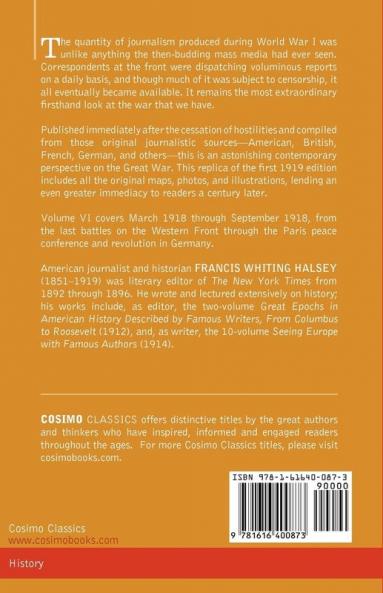 The Literary Digest History of the World War Vol. VI (in Ten Volumes Illustrated): Compiled from Original and Contemporary Sources: American Britis: 6