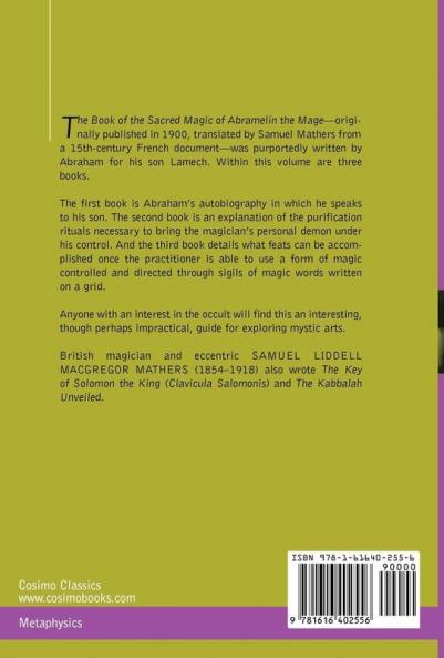 Book of the Sacred Magic of Abramelin the