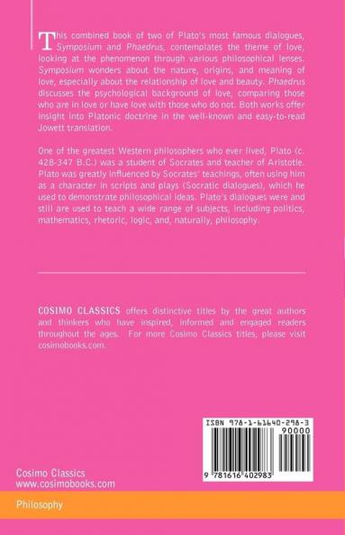 Symposium and Phaedrus