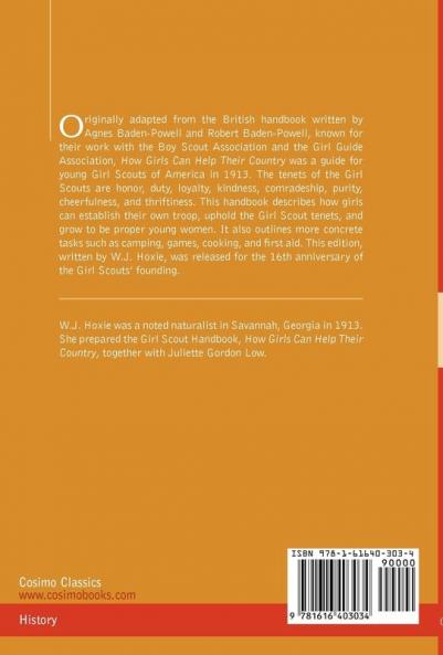 How Girls Can Help Their Country: Handbook for Girl Scouts
